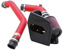 Cargar imagen en el visor de la galería, K&amp;N 08-09 Mitsubishi Evo X Wrinkle Red Typhoon Short Ram Intake