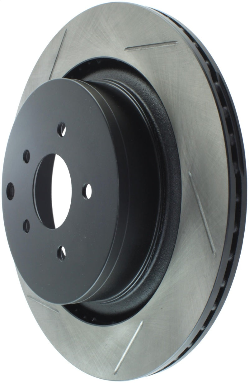 StopTech Power Slot Slotted Rear Right Rotor — Fits 2009-2013 Infiniti FX50