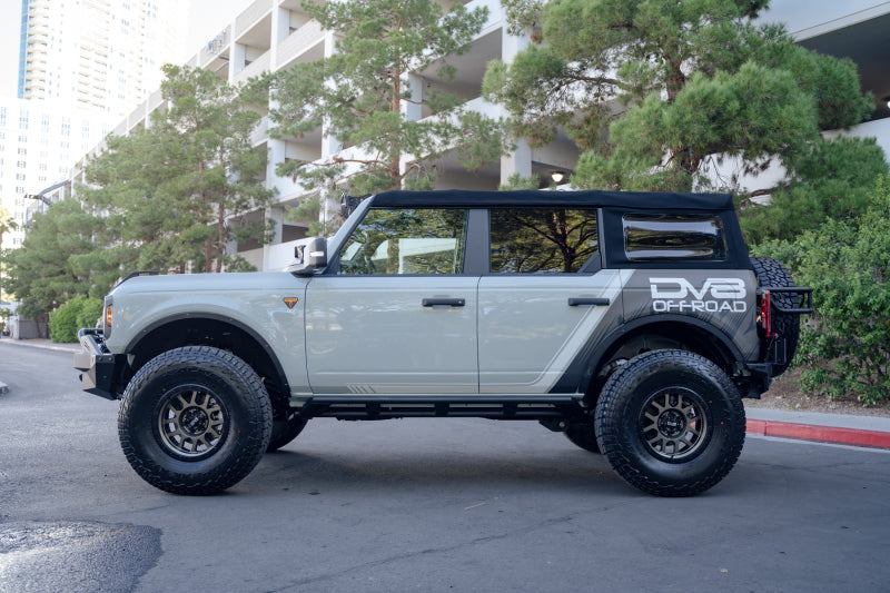 DV8 Offroad FS-15 Series Rock Sliders — Fits 2021-2025 Ford Bronco