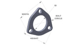 3-bolt Stainless Steel Flange (3