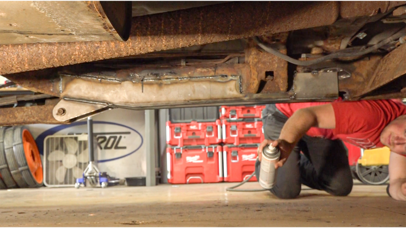 Rust Buster Center Frame Repair Kit - Left — Fits Avalanche/Suburban/Yukon