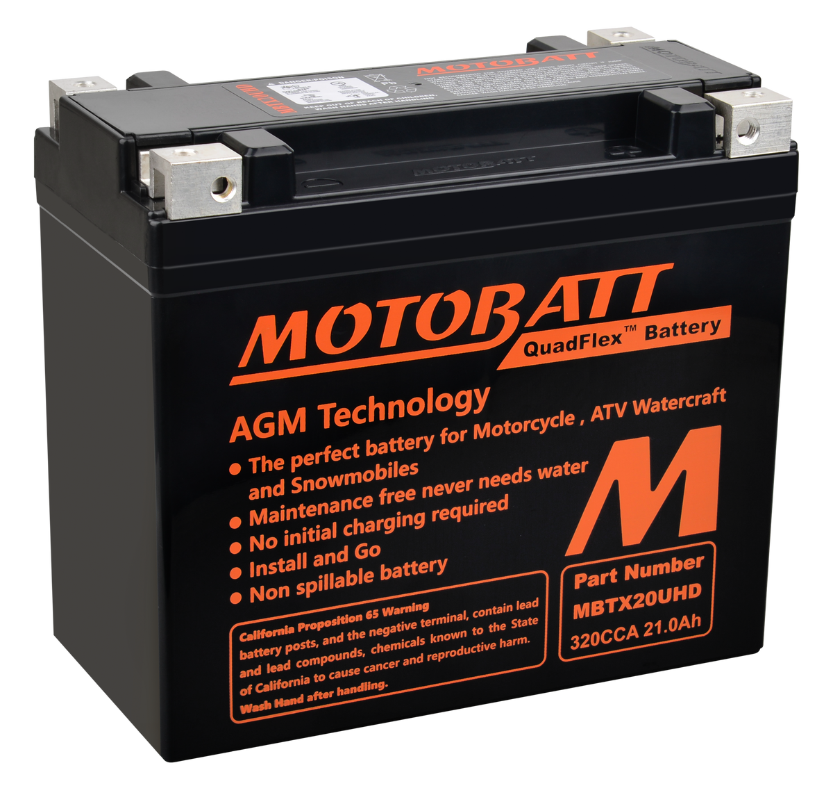 Motobatt Battery MBTX20U(HD) Sealed Factory Activated