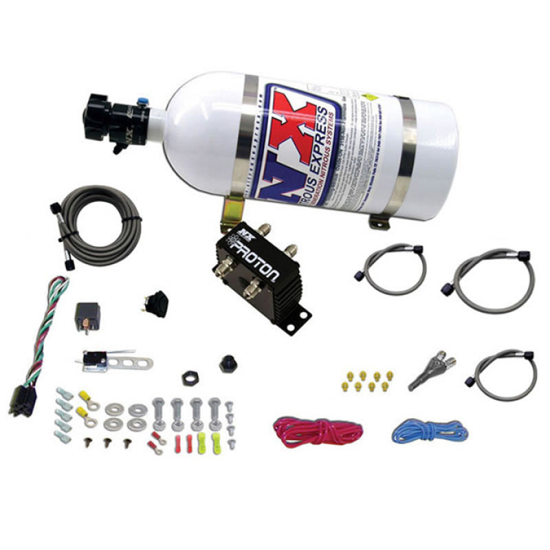 Nitrous Express Proton Plus Nitrous Kit w/10lb Bottle — Universal EFI 35-150HP