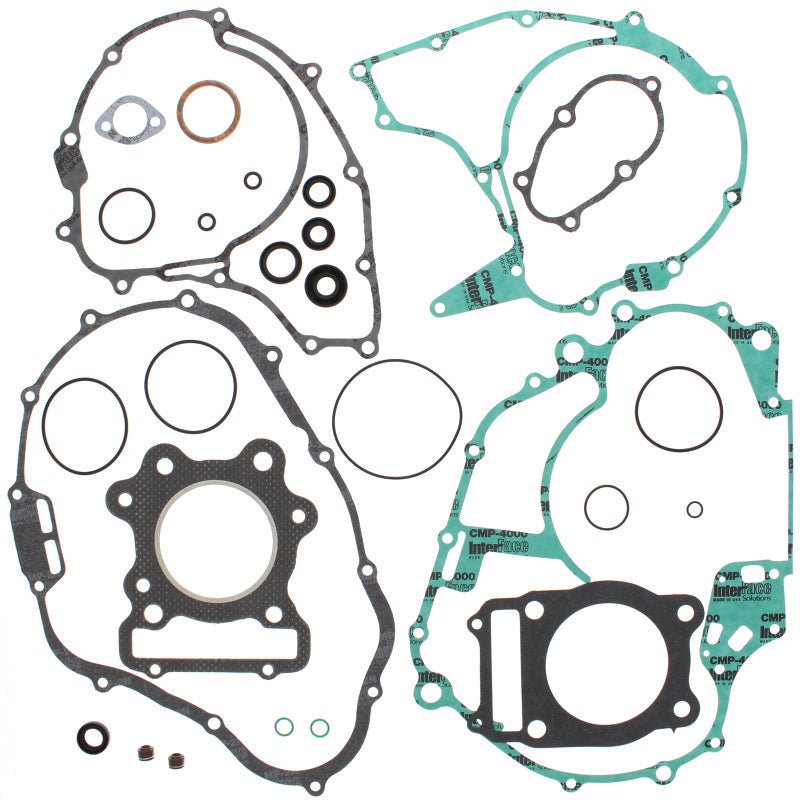 QuadBoss 88-00 Honda TRX300 FourTrax Complete Gasket Set w/ Oil Seal