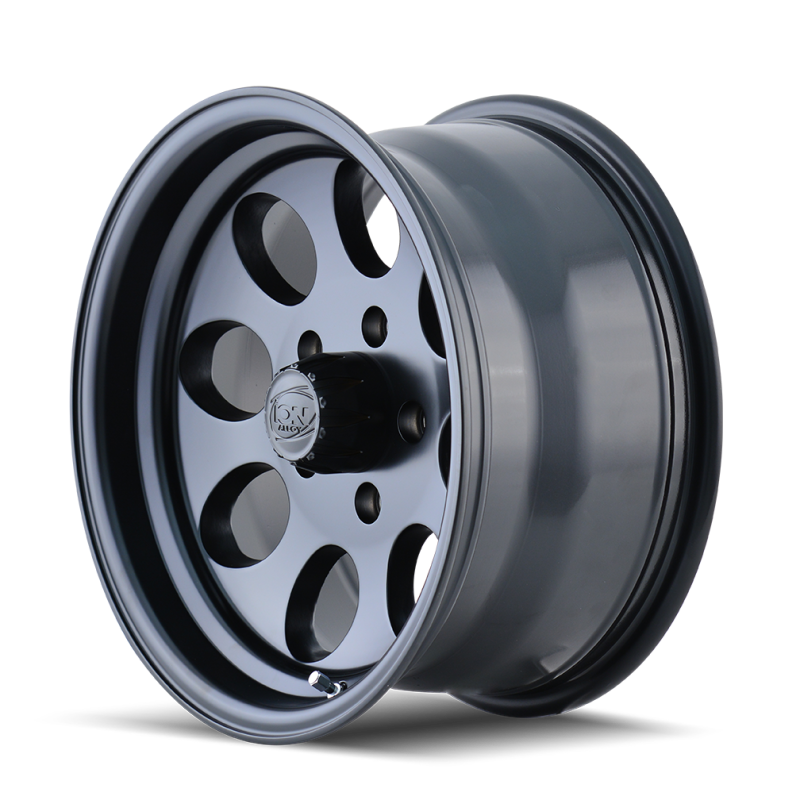 Rueda ION Type 171 17x9 / 5x127 BP / -12 mm de desplazamiento / buje 83,82 mm en color negro mate