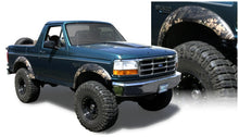 Cargar imagen en el visor de la galería, Bushwacker 92-96 Ford Bronco Extend-A-Fender Style Flares 2pc - Black