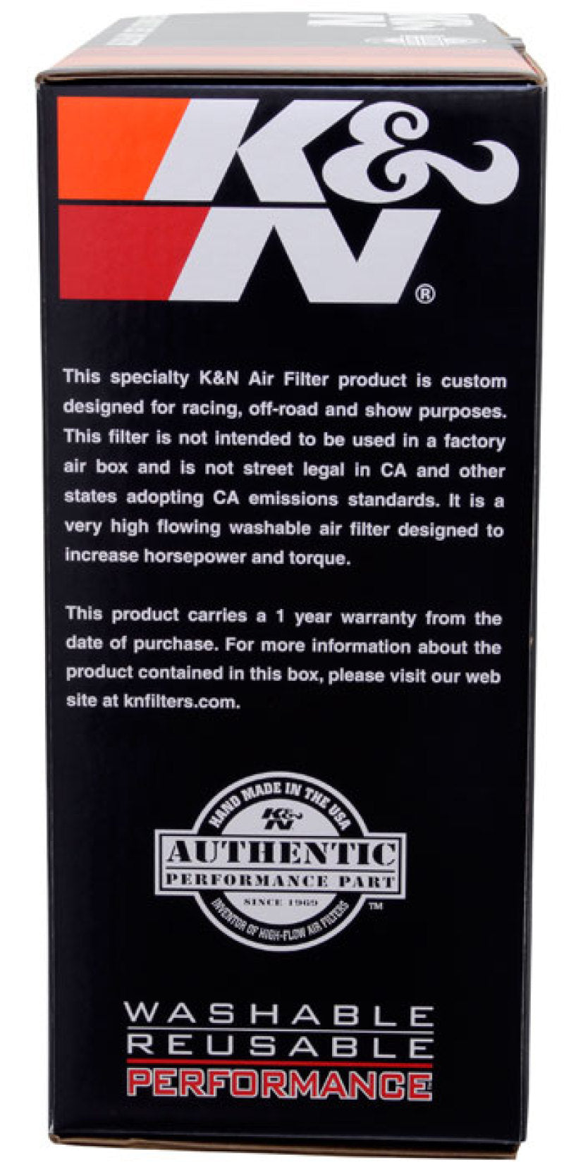K&N High-Flow Drop-In Air Filter — 14in OD / 12in ID / 5in H w/ Inner Wire