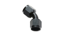 Cargar imagen en el visor de la galería, Vibrant -4AN X -4AN Female Flare Swivel 45 Deg Fitting ( AN To AN ) -Anodized Black Only