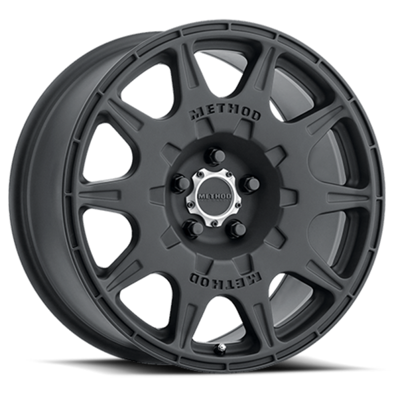 Method MR502 RALLY 17x8 +38mm 5x108 CB 63.4mm Matte Black Wheel — Fits Various Vehicles