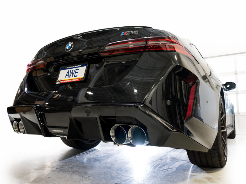 AWE BMW G90/G99 M5 Touring Edition Catback Exhaust - Chrome Silver Tips