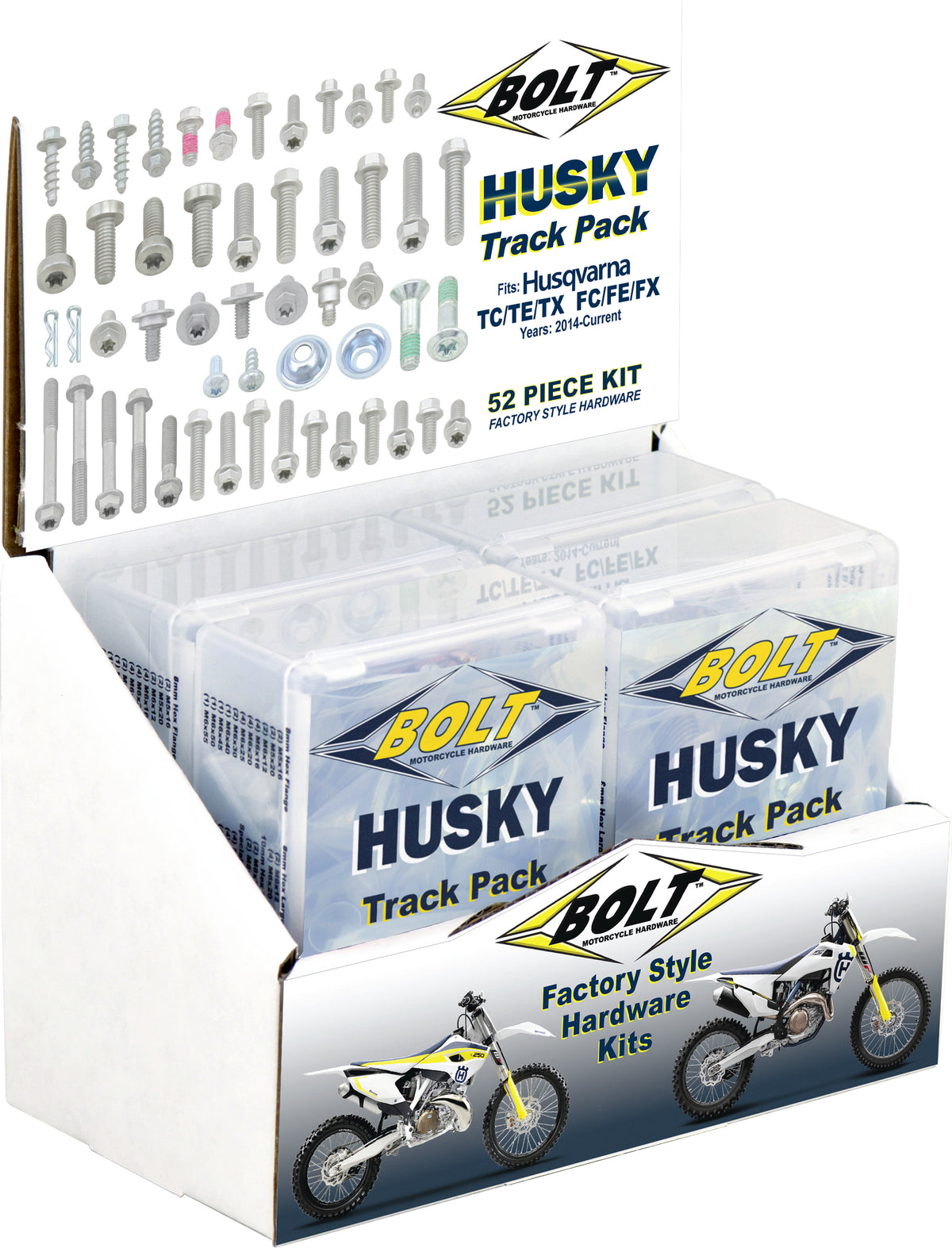BOLT POP Display Track Pack HUS 6/PK (6TP-HSK)