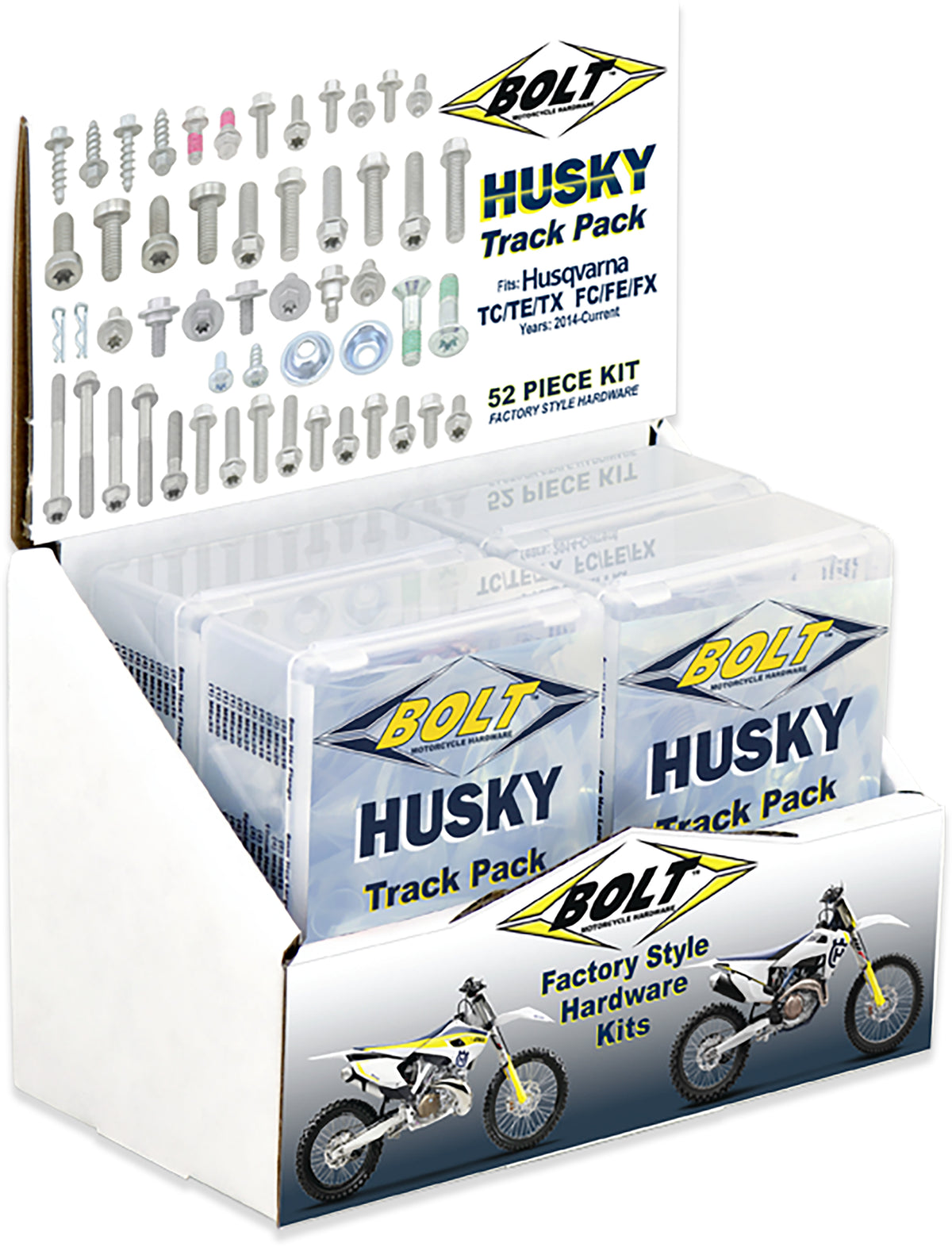 BOLT POP Display Track Pack HUS 6/PK (6TP-HSK)