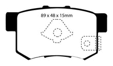 Cargar imagen en el visor de la galería, EBC 10-12 Acura RDX 2.3 Turbo Redstuff Rear Brake Pads