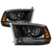 Cargar imagen en el visor de la galería, xTune Dodge Ram 13-17 ( w/ Factory Projector LED) Projector Headlight - Black HD-JH-DR13-P-BK