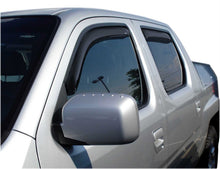 Cargar imagen en el visor de la galería, AVS 06-14 Honda Ridgeline Ventvisor In-Channel Front &amp; Rear Window Deflectors 4pc - Smoke