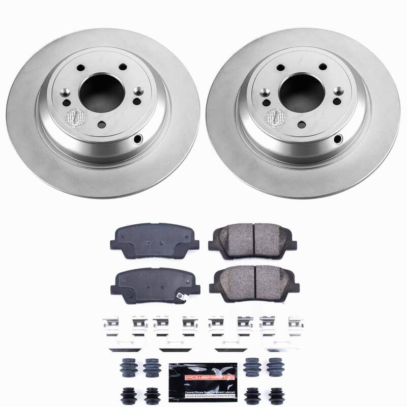 Power Stop 19-23 Genesis G70 Rear Z23 Coated Brake Kit