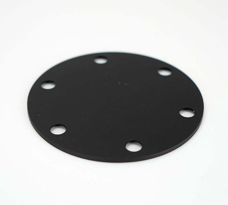 NRG Horn Delete Plate with Laser Logo — Black Finish
