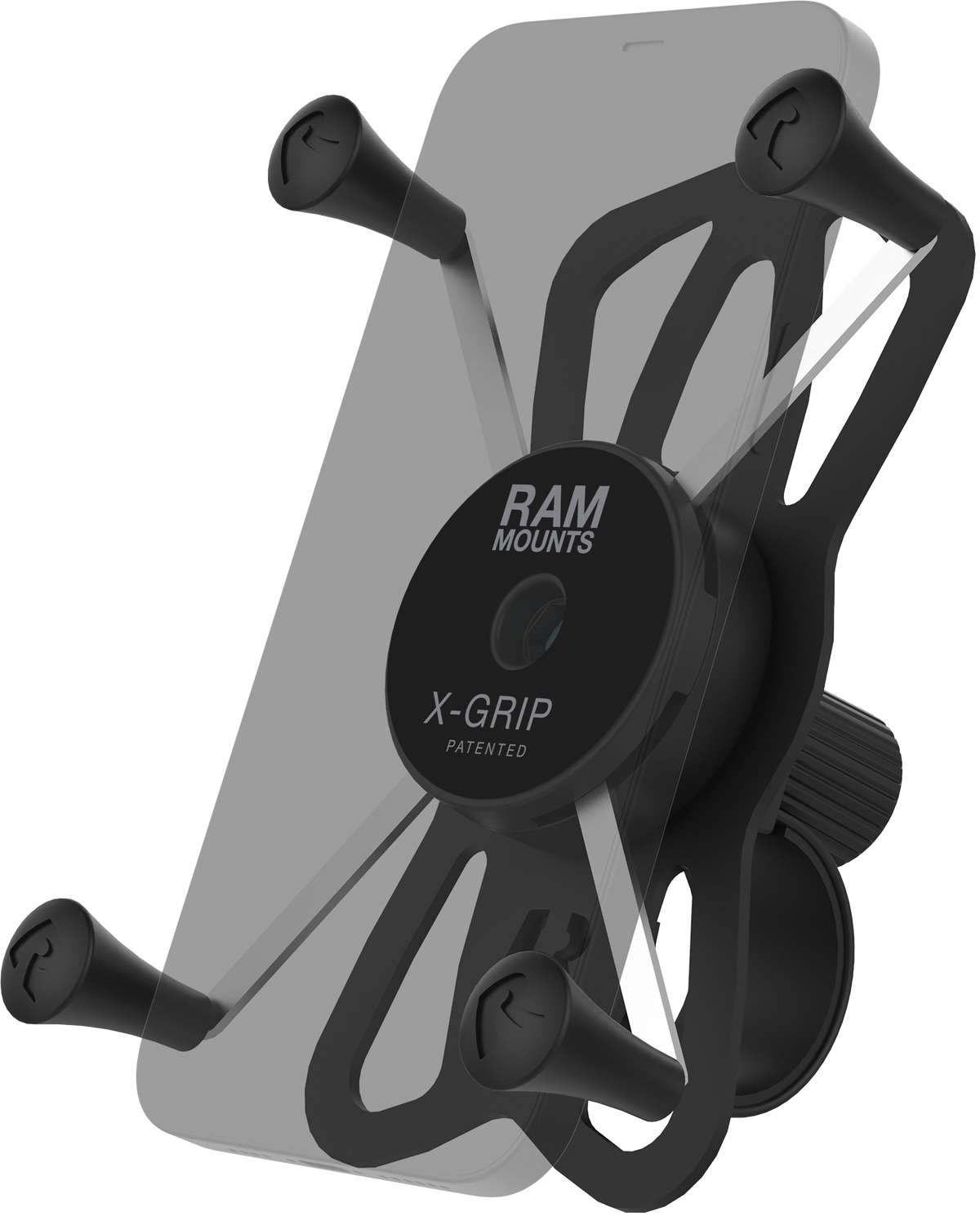 RAM X-Grip Large Phone Mount w/Tough-Strap Handlebar Base (RAP-460-UN10U)