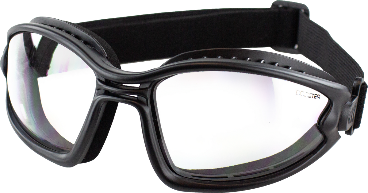 Bobster Ballast Sunglasses Black Frame Clear Lens (BBL001)