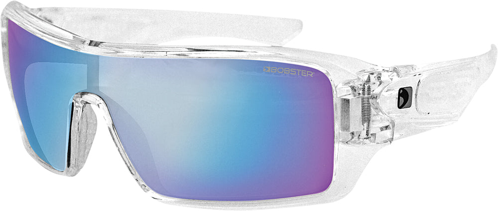 Bobster Paragon Sunglasses Clear w/Blue Mirror Lens (EPAR002)