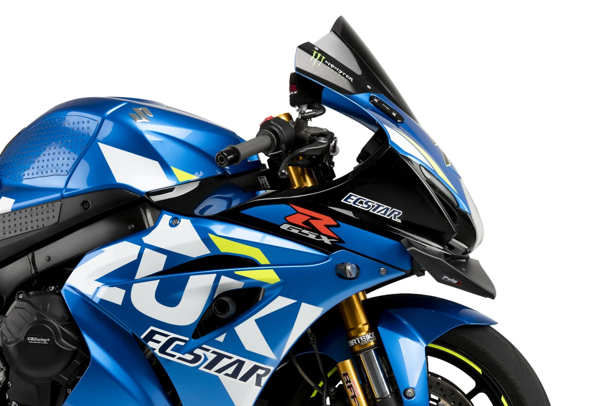 PUIG Front GP Spoiler Matt Black SUZ (22075J)