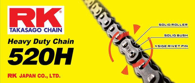 RK Chain 520H 114 Links Drive Chain
