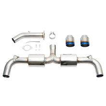 Cargar imagen en el visor de la galería, Injen 19-22 Hyundai Veloster N L4 2.0L Turbo Performance SS Axle Back Exhaust System - Burnt Ti Tips