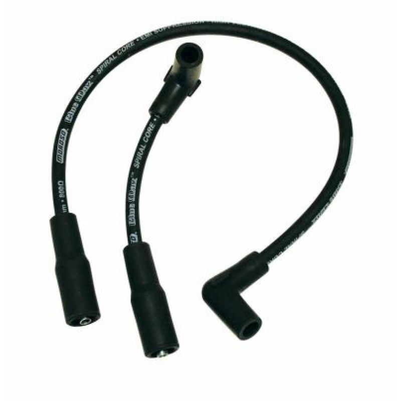 Moroso 00-15 Harley-Davidson FLST/FXST Spiral Core Wire Set - Black (27219)