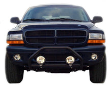 Cargar imagen en el visor de la galería, AVS 97-04 Dodge Dakota (Behind Grille 3 Pc) High Profile Bugflector II Hood Shield - Smoke