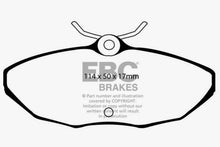 Cargar imagen en el visor de la galería, EBC 01-05 Ford Thunderbird 3.9 Greenstuff Rear Brake Pads