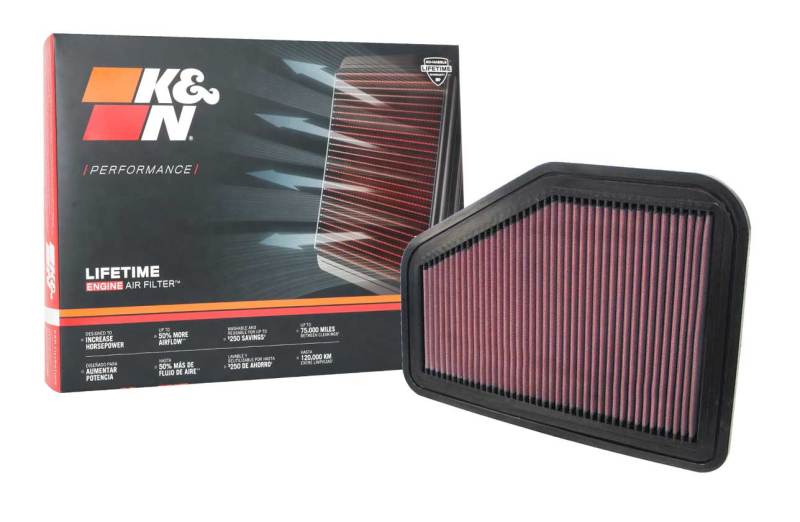 K&N Drop-In Air Filter — Fits 2008-2017 Chevrolet SS, 2008-2009 Pontiac G8