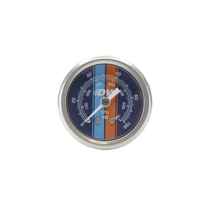 DeatschWerks 0-100 PSI Mechanical Fuel Pressure Gauge — 1/8in NPT