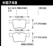 Cargar imagen en el visor de la galería, Hawk 13-14 BMW 328i/328i xDrive / 2014 428i/428i xDrive PC Front Brake Pads