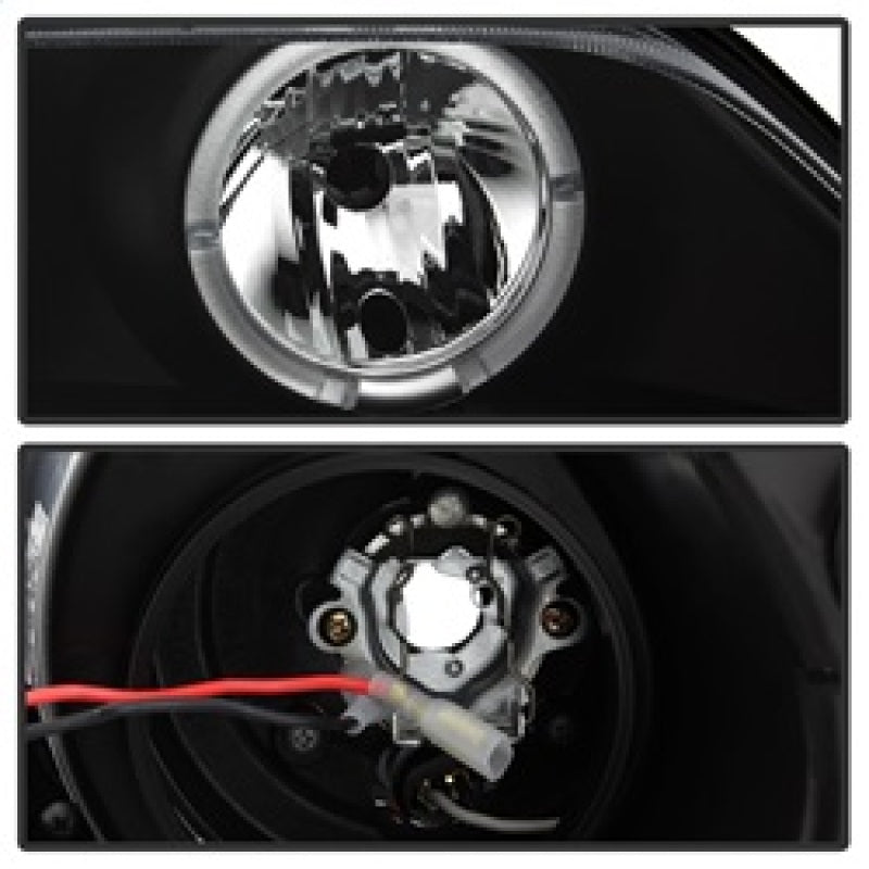 Faros delanteros Spyder BMW Z3 96-02 LED Halo negro High H1 Low H1 PRO-YD-BMWZ396-HL-BK