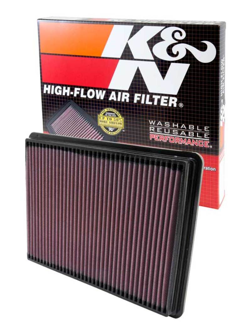 K&N Replacement Air Filter — Fits 99-08 Pontiac, 00-05 Chevy, 99-05 Buick