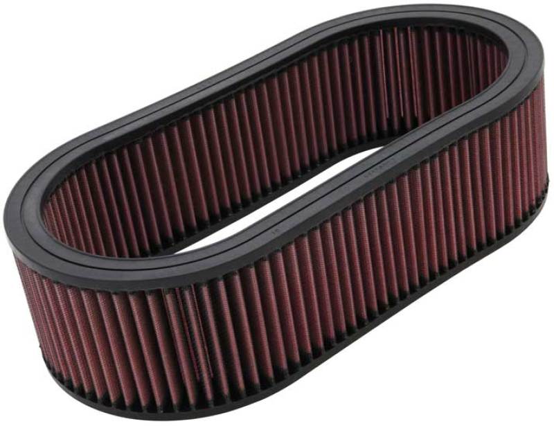 K&N Custom Oval Air Filter E-3514 — 7.75in OW x 14.625in OL x 4in H