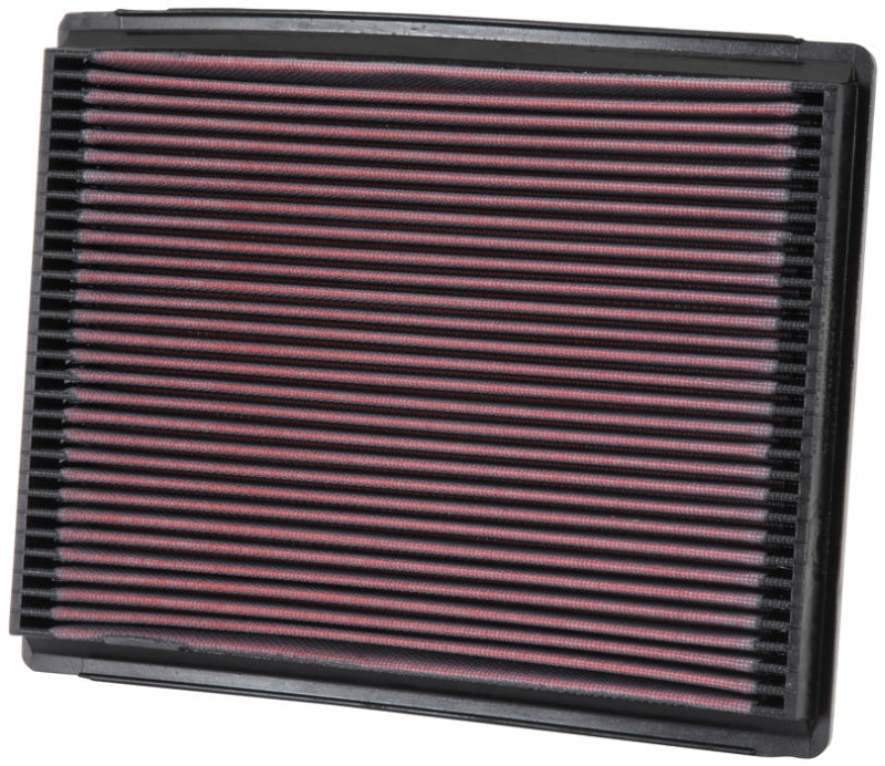 K&N 33-2015 Replacement Air Filter — Fits 86-02 Ford Mustang/Thunderbird, Lincoln Mark VII, Mercury Capri/Cougar 3.8/4.0/5.0L