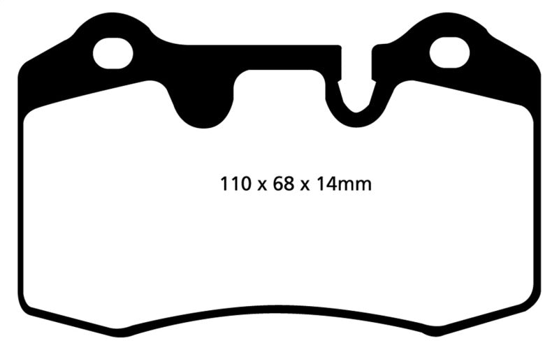 Pastillas de freno traseras EBC 04-12 Aston Martin DB9 5.9 Redstuff