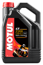 Cargar imagen en el visor de la galería, Motul 4L 7100 Synthetic Motor Oil 5W40 4T