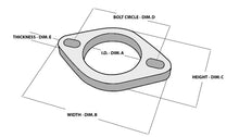 Cargar imagen en el visor de la galería, Vibrant 2-Bolt T304 SS Exhaust Flanges (3in I.D.) - 5 Flange Bulk Pack