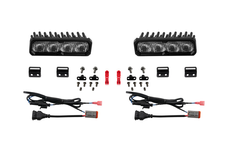 Diode Dynamics 2022-2026 Toyota Tundra Fog SS6 Sport LED Kit White 6000K
