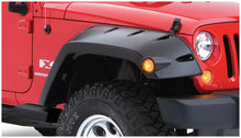 Cargar imagen en el visor de la galería, Bushwacker 07-18 Jeep Wrangler Max Pocket Style Flares 2pc Extended Coverage - Black