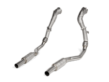 Cargar imagen en el visor de la galería, Akrapovic 2020 Audi RS6 Avant (C8) DownPipe (SS) w/Link Pipe Set (Does Not Fit w/L-AU/SS/6)