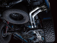 Cargar imagen en el visor de la galería, AWE 16-22 Toyota Tacoma 0FG Catback Exhaust w/ BashGuard - Dual Diamond Black Tips