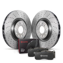 Cargar imagen en el visor de la galería, Brembo OE 15-20 Audi A3 Quattro/19-23 Q3/15-20 S3/16-23 TTS Quattro/19-23 Arteon Rear Disc Brake Kit