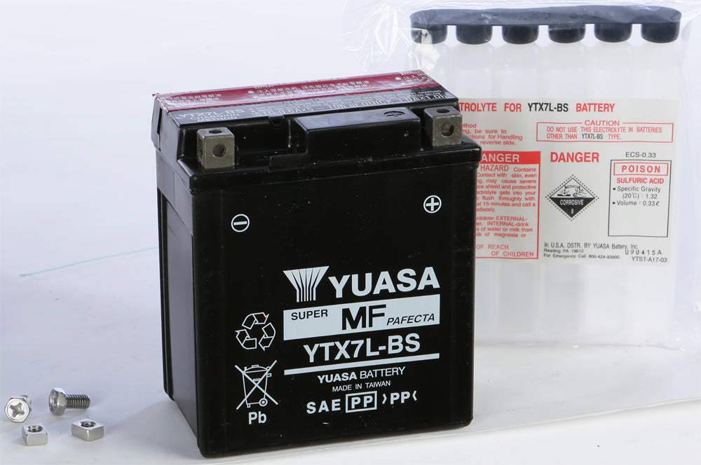 Yuasa Battery YTX7L-BS Maintenance Free (YUAM327BS)