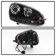 Cargar imagen en el visor de la galería, Spyder Volkswagen GTI 06-09/Jetta 06-09 Halogen Model Only - LED Halo DRL Black PRO-YD-VG06-HL-BK