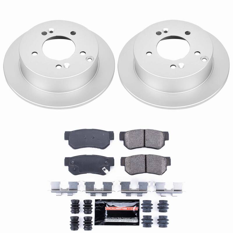 Power Stop 06-08 Hyundai Sonata Rear Z23 Coated Brake Kit