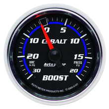 Cargar imagen en el visor de la galería, Autometer Cobalt 52mm 20psi mechanical Boost Gauge