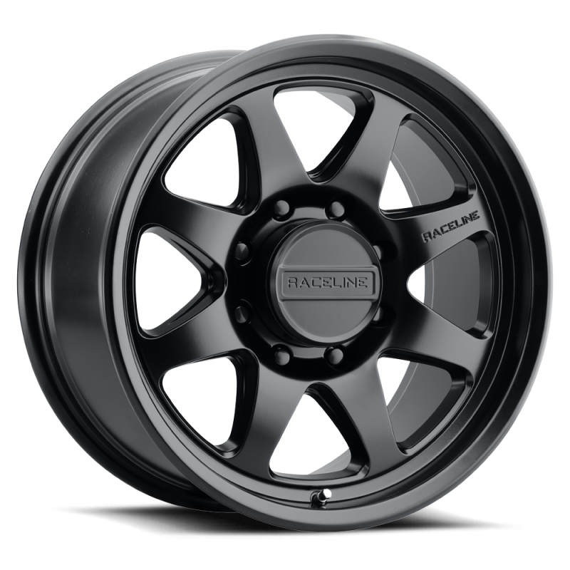 Raceline 962B Maverick 18x9in / 8x180 BP / 18mm Offset / 130.81mm Bore - Satin Black